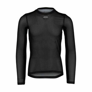 POC Cyklistické triko s dlouhým rukávem - ESSENTIAL LAYER - černá S obraz
