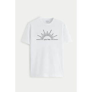 Tričko, Barva Bilá, s Potiskem Sunny obraz