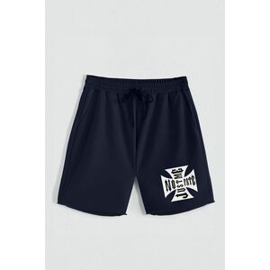 Kraťasy, Barva Modrá, s Potiskem Hedrix No Fate obraz