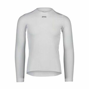 POC Cyklistické triko s dlouhým rukávem - ESSENTIAL LAYER - bílá 2XL obraz