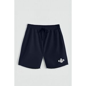 Kraťasy, Barva Modrá, s Potiskem Hedrix Logo obraz