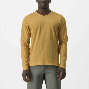 CASTELLI Cyklistický dres s krátkým rukávem - TRAIL TECH 2 - žlutá XL obraz