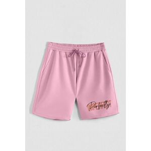 Kraťasy, Barva Růžová, s Potiskem Hedrix Imperfect obraz