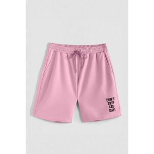 Kraťasy, Barva Černá, s Potiskem Hedrix Leg Day obraz