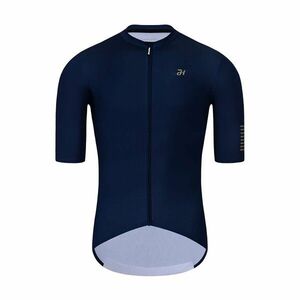 HOLOKOLO Cyklistický dres s krátkým rukávem - VICTORIOUS GOLD - modrá 3XL obraz