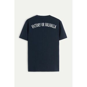 Tričko, Barva Modrá, s Potiskem Victory obraz