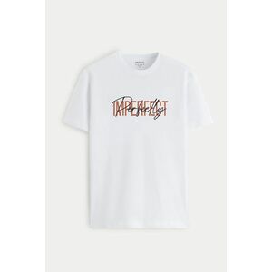 Tričko, Barva Bílá, s Potiskem Imperfect obraz