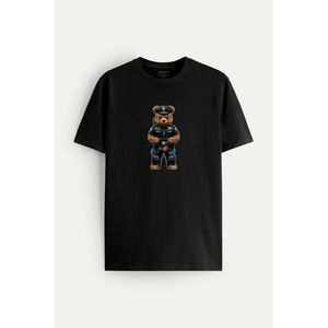 Tričko, Barva Černá, s Potiskem Policebear obraz