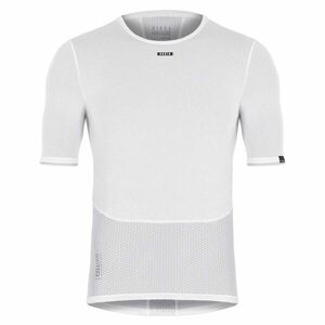 GOBIK Cyklistické triko s krátkým rukávem - CELL SKIN - bílá L-XL obraz