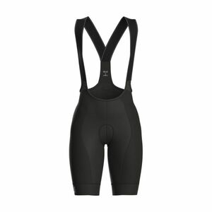 ALÉ Cyklistické kalhoty krátké s laclem - R-EV1 VELOCITY HD LADY - černá L obraz