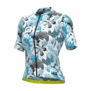 ALÉ Cyklistický dres s krátkým rukávem - PR-R AMAZZONIA LADY - zelená S obraz