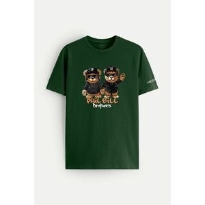Tričko, Barva Zelená, s Potiskem Bears obraz