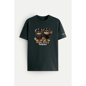 Tričko, Barva Železná šedá, s Potiskem Bears obraz