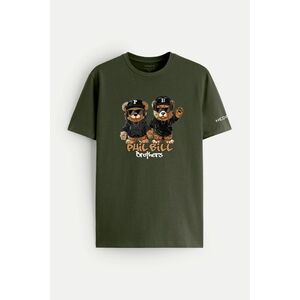 Tričko, Barva Khaki, s Potiskem Bears obraz