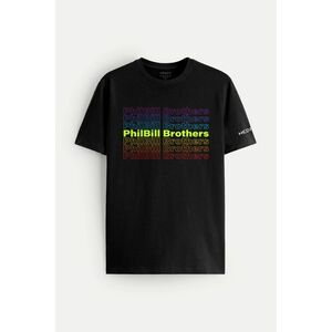 Tričko, Barva Černá, s Potiskem Colorfull Logo obraz