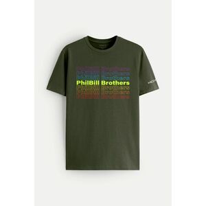 Tričko, Barva Khaki, s Potiskem Colorfull Logo obraz