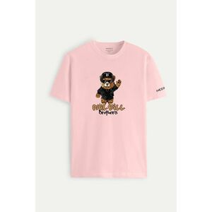 Tričko, Barva Růžová, s Potiskem B Bear obraz