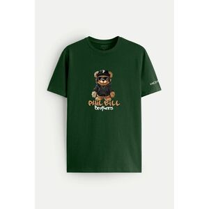 Tričko, Barva Zelená, s Potiskem P Bear obraz