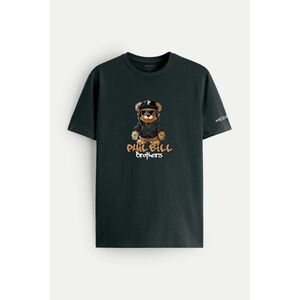 Tričko, Barva Železná šedá, s Potiskem P Bear obraz