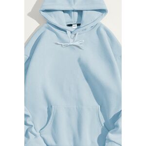 Mikina s Kapucí, Barva Nebesky Modrá , s Potiskem Regular Hoodie obraz