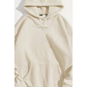 Mikina s Kapucí, Barva Ekru, s Potiskem Regular Hoodie obraz