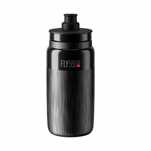 ELITE Cyklistická láhev na vodu - FLY TEX 550 ml - černá obraz
