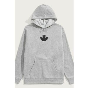 Mikina s Kapucí, Barva Šedá, s Potiskem Ottawa Canada obraz
