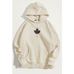 Mikina s Kapucí, Barva Ekru, s Potiskem Ottawa Canada obraz