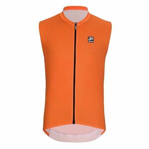 HOLOKOLO Cyklistický dres bez rukávů - AIRFLOW - oranžová 2XL obraz