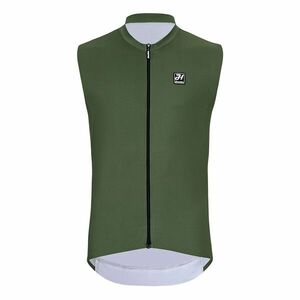 HOLOKOLO Cyklistický dres bez rukávů - AIRFLOW - zelená 3XL obraz