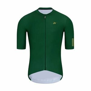 HOLOKOLO Cyklistický dres s krátkým rukávem - VICTORIOUS GOLD - zelená 6XL obraz
