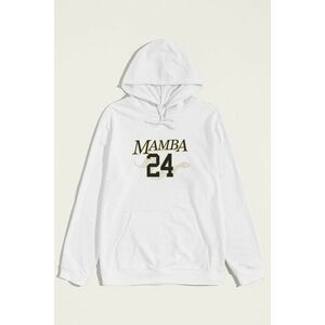 Mikina s Kapucí, Barva Bílá, s Potiskem Mamba 24 obraz