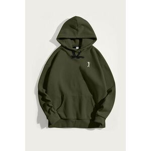 Mikina s Kapucí, Barva Khaki, s Potiskem Golf Swing Logo obraz