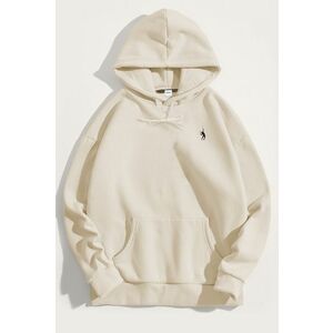 Mikina s Kapucí, Barva Ekru, s Potiskem Tennis Serve obraz