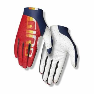 GIRO Cyklistické rukavice dlouhoprsté - TRIXTER - červená/černá/bílá S obraz