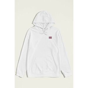 Mikina s Kapucí, Barva Bílá, s Potiskem Norwegian Flag Minimal obraz