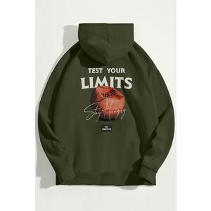 Mikina s Kapucí, Barva Khaki, s Potiskem Stay Hungry obraz