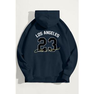 Mikina s Kapucí, Barva Modrá, s Potiskem LA City Legend obraz