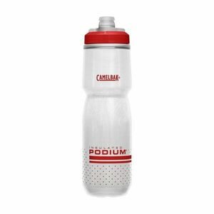 CAMELBAK Cyklistická láhev na vodu - PODIUM CHILL 0, 71L - červená/bílá obraz
