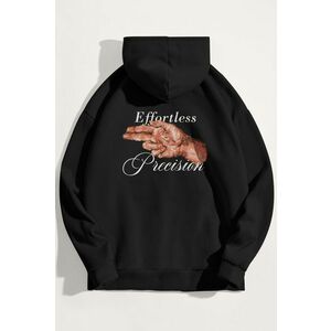 Mikina s Kapucí, Barva Černá, s Potiskem Hitman obraz