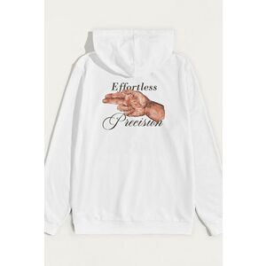 Mikina s Kapucí, Barva Bílá, s Potiskem Hitman obraz