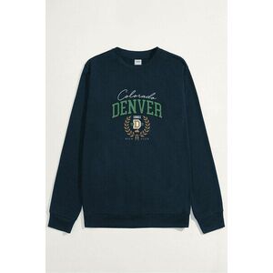 Mikina, Barva Modrá, s Potiskem Denver Rich Club obraz