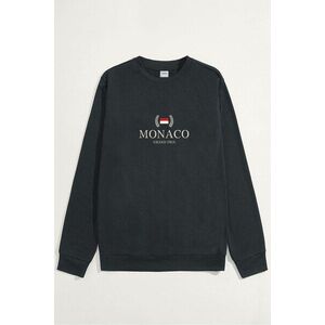 Mikina, Barva Železitě Šedá, s Potiskem Monaco Grand Prix obraz