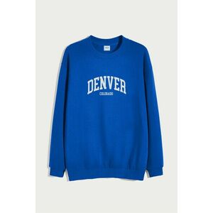 Mikina, Barva Modrá Elektrická, s Potiskem Denver Colorado obraz