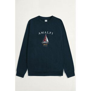 Mikina, Barva Modrá, s Potiskem Amalfi Coast obraz