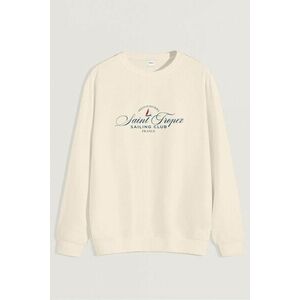 Mikina, Barva Ekru, s Potiskem Saint Tropez Sailing Club obraz