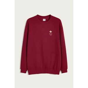 Mikina, Barva Bordó, s Potiskem Whistler Club Canada obraz