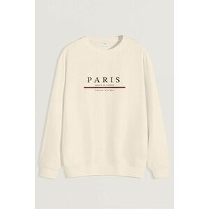 Mikina, Barva Ekru, s Potiskem Paris Dream Makers obraz