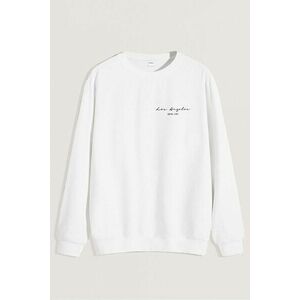 Mikina, Barva Bílá, s Potiskem Los Angeles Calligraphy obraz