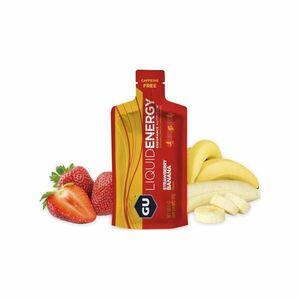 GU Cyklistická výživa - LIQUID ENERGY GEL 60 G STRAWBERRY/BANANA obraz